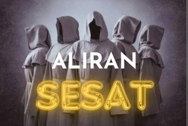 Ilustrasi aliran sesat. [Instagram]